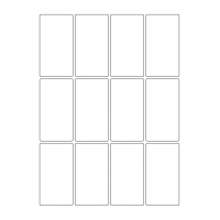 40578 - Label Size 45mm x 84mm - 12 label(s) per sheet