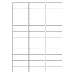 40579 - Label Size 63.5mm x 23mm - 36 label(s) per sheet