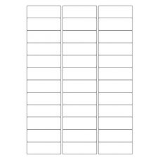 40579 - Label Size 63.5mm x 23mm - 36 label(s) per sheet 