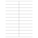 40581 - Label Size 105mm x 25.4mm - 22 label(s) per sheet
