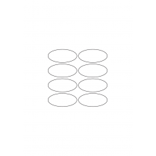 40583 - Label Size 55mm x 25mm - 8 label(s) per sheet 
