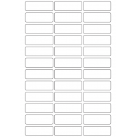 40584 - Label Size 60mm x 20mm - 36 label(s) per sheet