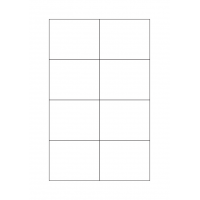 40586 - Label Size 75mm x 60mm - 8 label(s) per sheet
