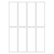 40591 - Label Size 45mm x 135mm - 8 label(s) per sheet 