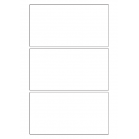 40596 - Label Size 170mm x 90mm - 3 label(s) per sheet