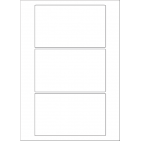 40601 - Label Size 150mm x 90mm - 3 label(s) per sheet