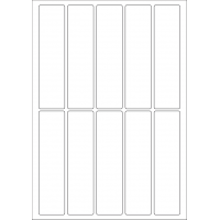 40602 - Label Size 35mm x 140mm - 10 label(s) per sheet