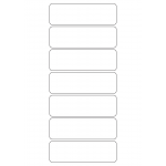 40605 - Label Size 120mm x 38mm - 7 label(s) per sheet