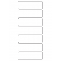40605 - Label Size 120mm x 38mm - 7 label(s) per sheet
