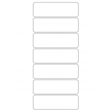 40605 - Label Size 120mm x 38mm - 7 label(s) per sheet