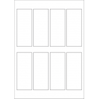 40608 - Label Size 45mm x 112.5mm - 8 label(s) per sheet