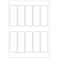 40611 - Label Size 35mm x 105.25mm - 10 label(s) per sheet