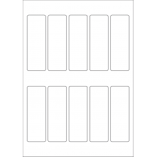 40611 - Label Size 35mm x 105.25mm - 10 label(s) per sheet
