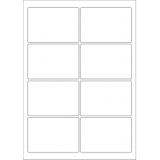 40612 - Label Size 95mm x 65mm - 8 label(s) per sheet