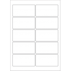 40613 - Label Size 94mm x 49mm - 10 label(s) per sheet