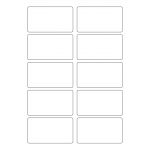 40616 - Label Size 90mm x 50mm - 10 label(s) per sheet