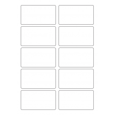 40616 - Label Size 90mm x 50mm - 10 label(s) per sheet