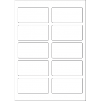 40617 - Label Size 90mm x 45mm - 10 label(s) per sheet