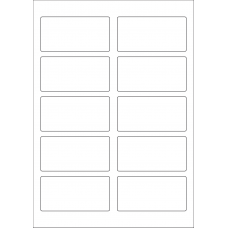 40617 - Label Size 90mm x 45mm - 10 label(s) per sheet
