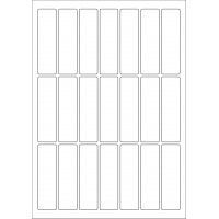 40618 - Label Size 25mm x 89mm - 21 label(s) per sheet