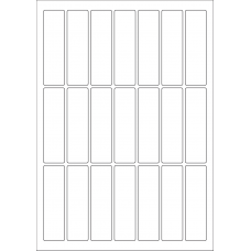 40618 - Label Size 25mm x 89mm - 21 label(s) per sheet