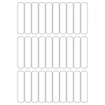40619 - Label Size 18mm x 88mm - 30 label(s) per sheet