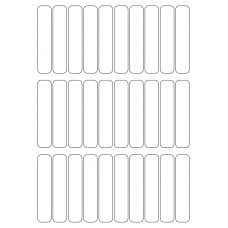 40619 - Label Size 18mm x 88mm - 30 label(s) per sheet