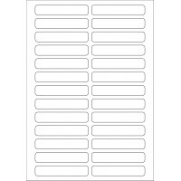 40620 - Label Size 87.53mm x 16.6mm - 26 label(s) per sheet
