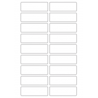 40625 - Label Size 82mm x 27mm - 18 label(s) per sheet