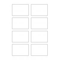 40627 - Label Size 81mm x 55.827mm - 8 label(s) per sheet
