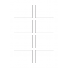 40627 - Label Size 81mm x 55.827mm - 8 label(s) per sheet
