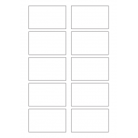 40629 - Label Size 80.081mm x 49.742mm - 10 label(s) per sheet