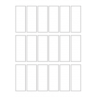 40630 - Label Size 30mm x 80mm - 18 label(s) per sheet