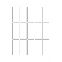 40635 - Label Size 32mm x 75mm - 15 label(s) per sheet