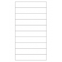 40640 - Label Size 150mm x 28mm - 10 label(s) per sheet