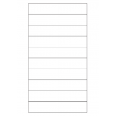 40640 - Label Size 150mm x 28mm - 10 label(s) per sheet