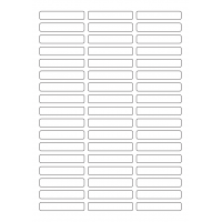 40641 - Label Size 60mm x 11mm - 51 label(s) per sheet