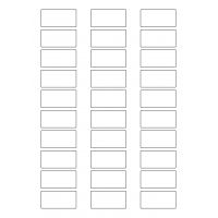 40646 - Label Size 48mm x 23.5mm - 30 label(s) per sheet