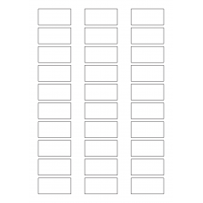 40646 - Label Size 48mm x 23.5mm - 30 label(s) per sheet