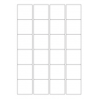 40648 - Label Size 45mm x 45mm - 24 label(s) per sheet