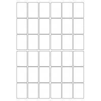 40649 - Label Size 31mm x 45mm - 36 label(s) per sheet