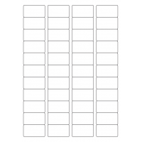 40650 - Label Size 45mm x 25mm - 44 label(s) per sheet