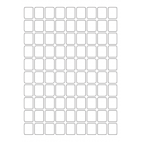 40658 - Label Size 19mm x 24mm - 90 label(s) per sheet