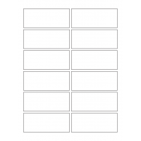 40672 - Label Size 97mm x 40mm - 12 label(s) per sheet