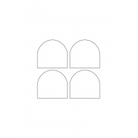 40673 - Label Size 66.895mm x 62mm - 4 label(s) per sheet