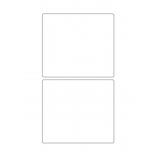 40675 - Label Size 135mm x 120mm - 2 label(s) per sheet