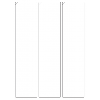 40677 - Label Size 65mm x 283mm - 3 label(s) per sheet