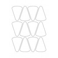 40678 - Label Size 54mm x 75mm - 12 label(s) per sheet