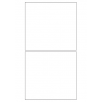 40680 - Label Size 150mm x 140mm - 2 label(s) per sheet