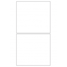 40680 - Label Size 150mm x 140mm - 2 label(s) per sheet